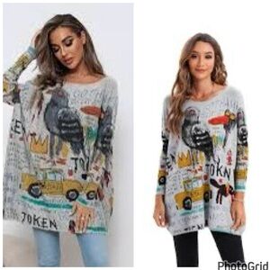 XIKOI Drawings Sweater
